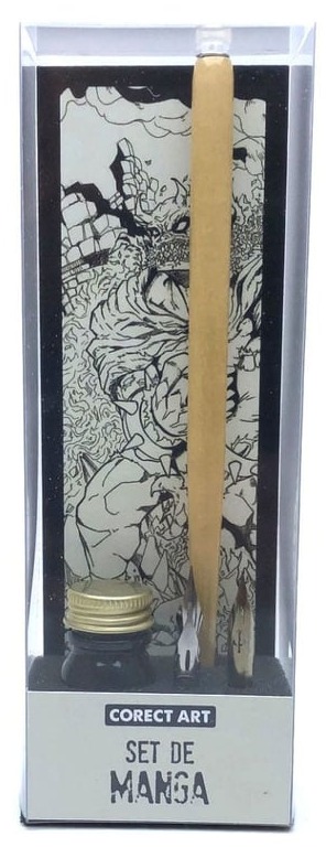 Set de calligraphie manga porte-plume 4 plumes