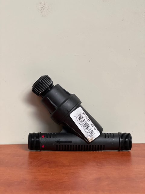 Filtre en Y d’irrigation en ligne en plastique à filetages mâles