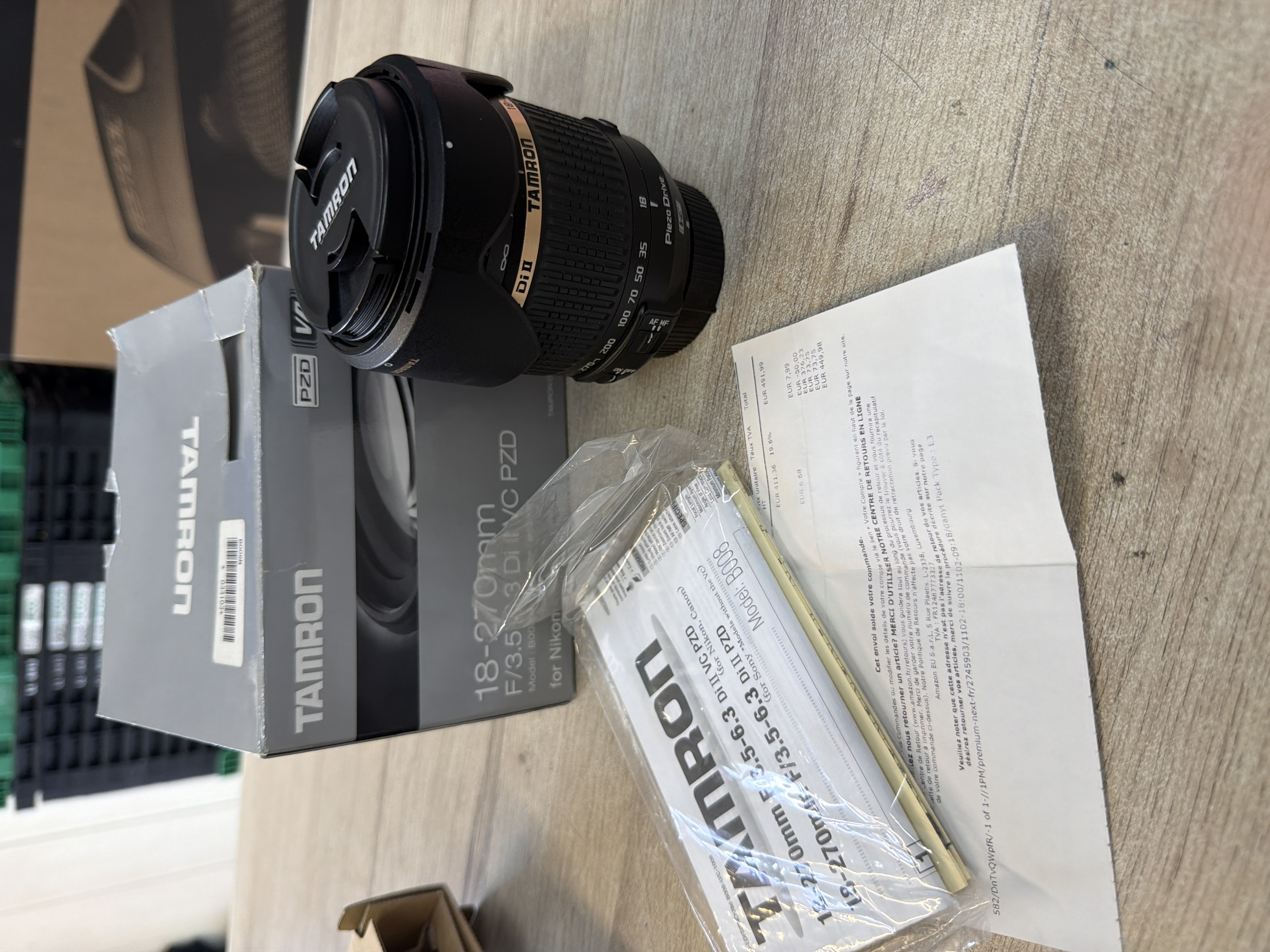 Objectif Tamron 18-270 mm F/3,5-6,3 Di II VC PZD Nikon