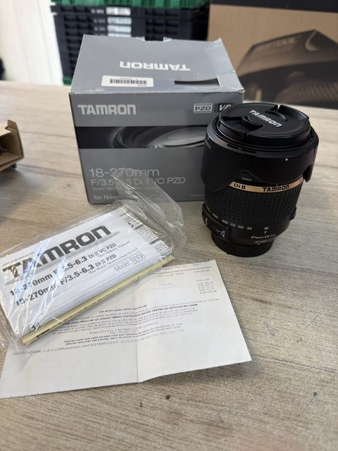 Objectif Tamron 18-270 mm F/3,5-6,3 Di II VC PZD Nikon