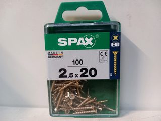Vis SPAX 2,5 x 20 mm - boîte de 100