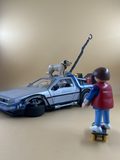 Playmobil Retour vers le futur DeLorean avec figurines — photo 3