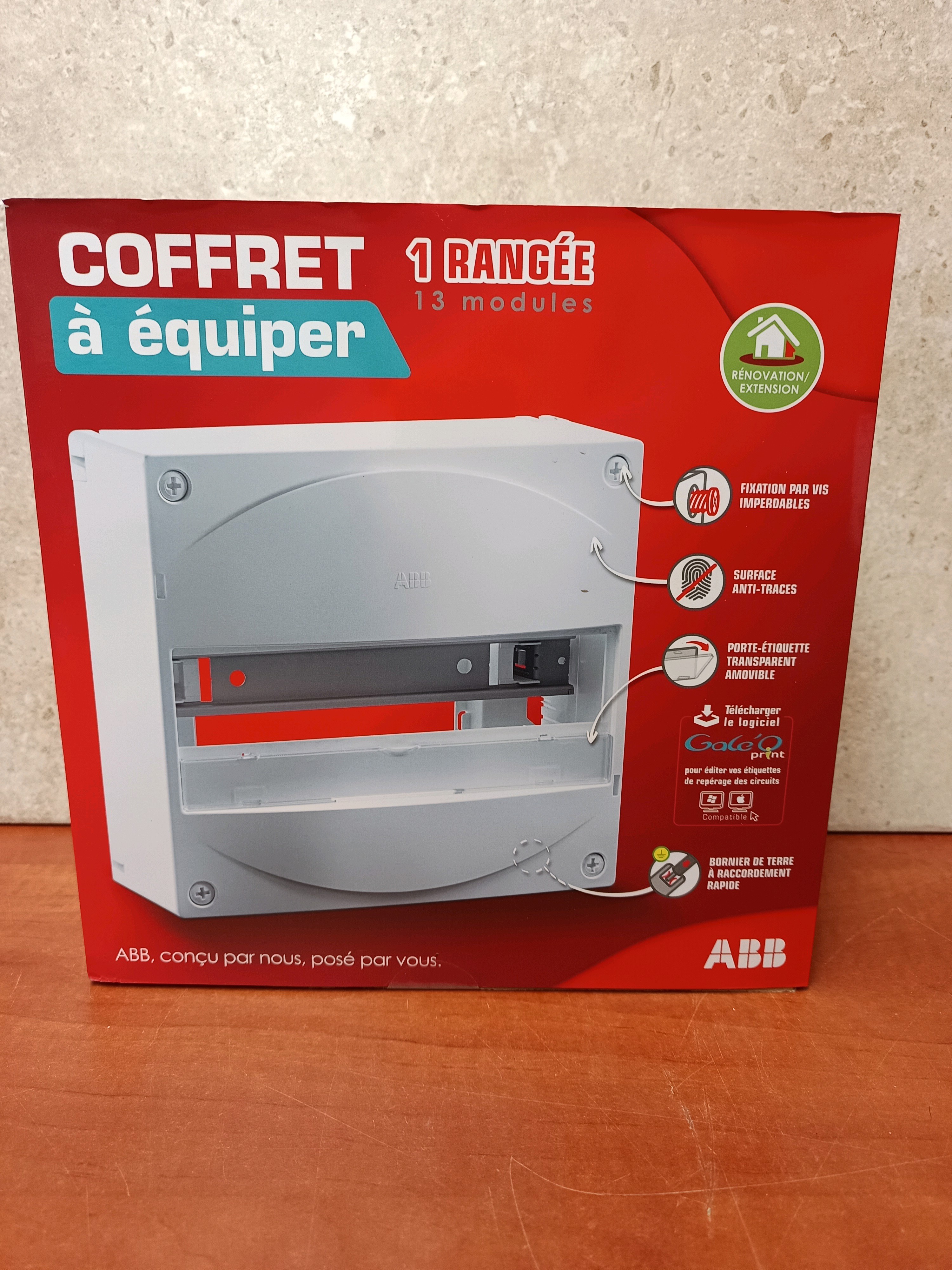 ABB Coffret à équiper 1 rangée 13 modules
