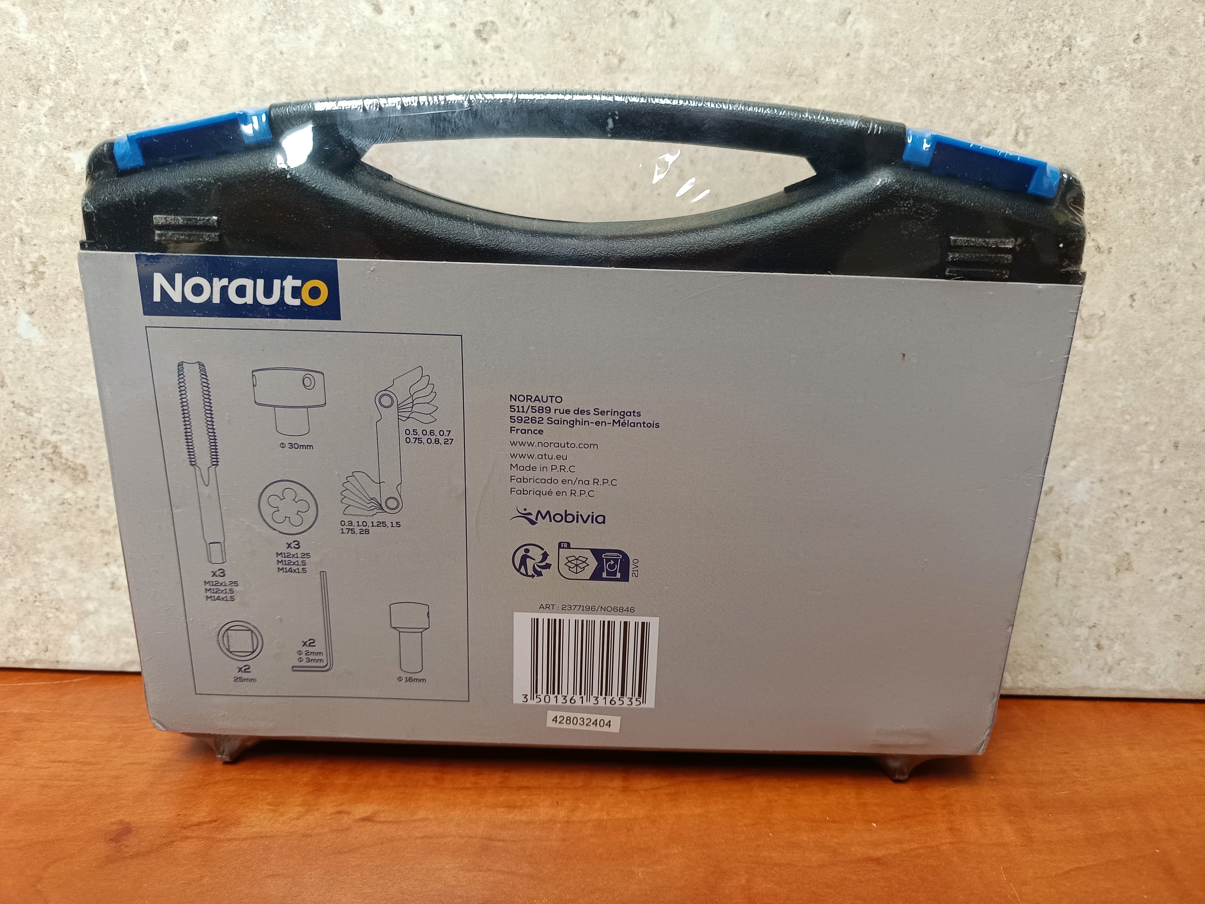 Norauto coffret tarauds et filières pour écrous de roues — photo 2