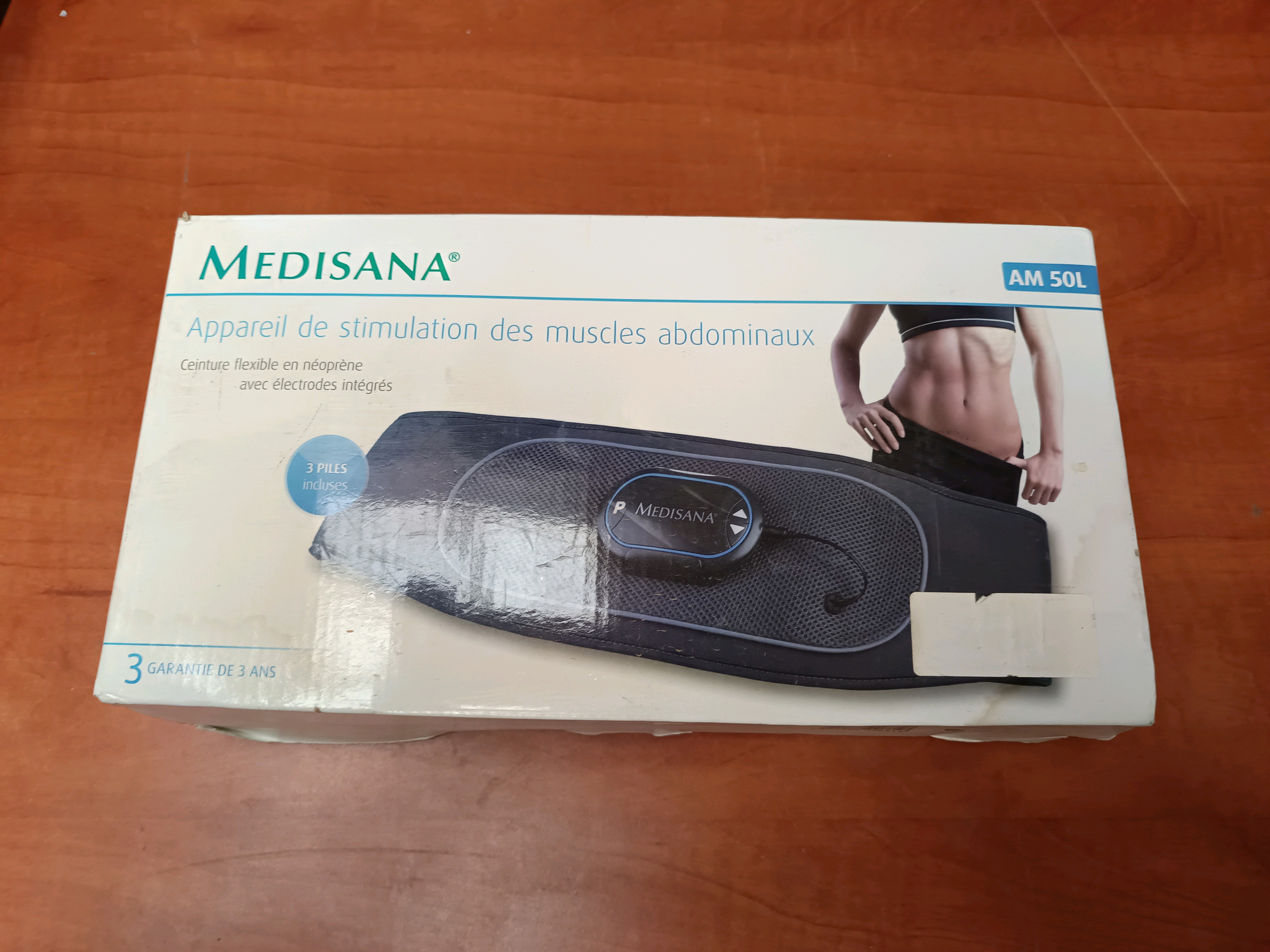 Medisana AM 50L – Appareil de stimulation des muscles abdominaux (ceinture EMS)