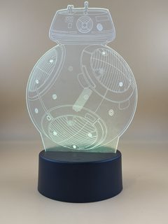 Lampe 3D LED robot