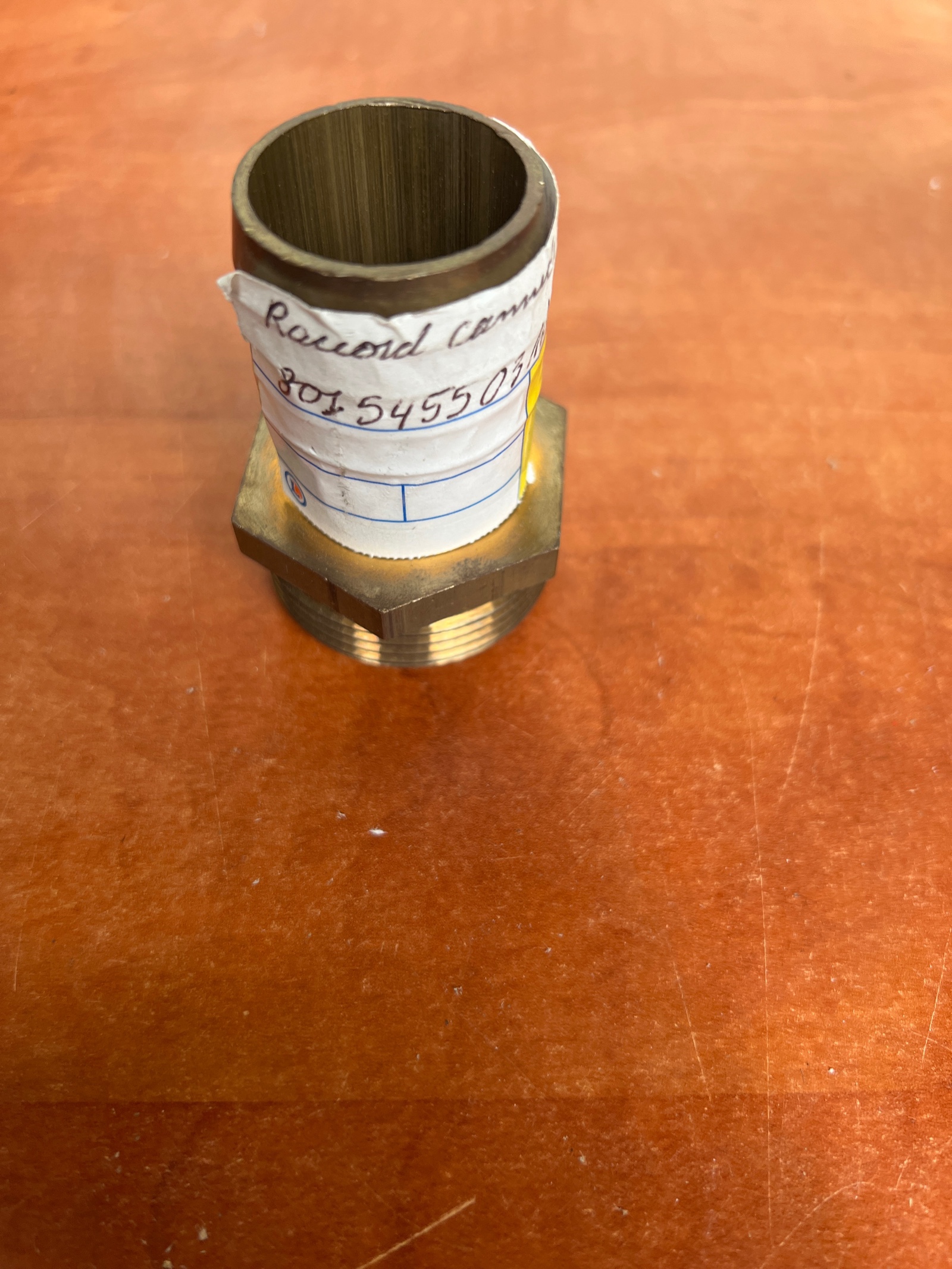 Raccord laiton compression fileté mâle