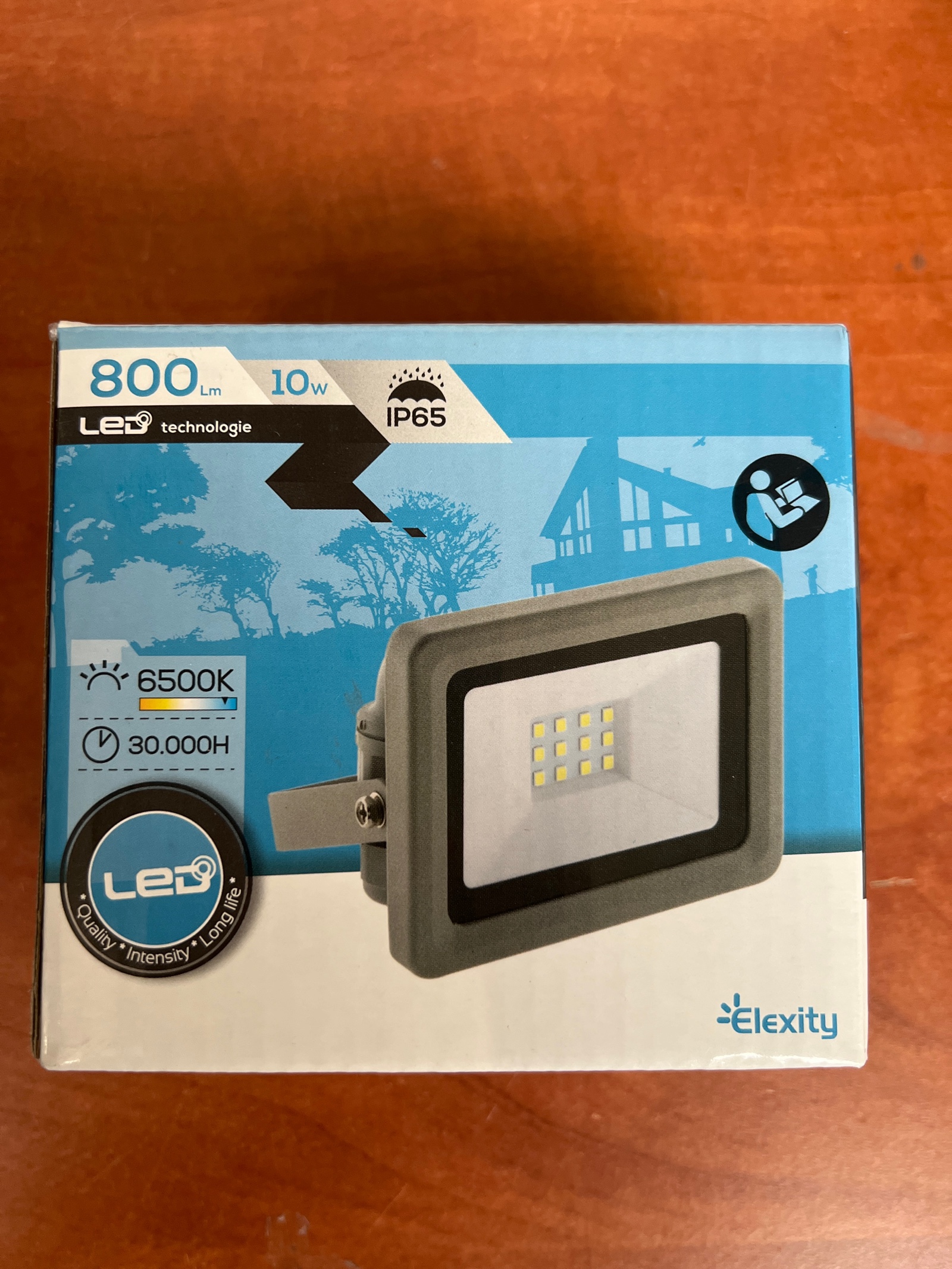Projecteur LED Elexity 10W IP65 800 lm 6500K