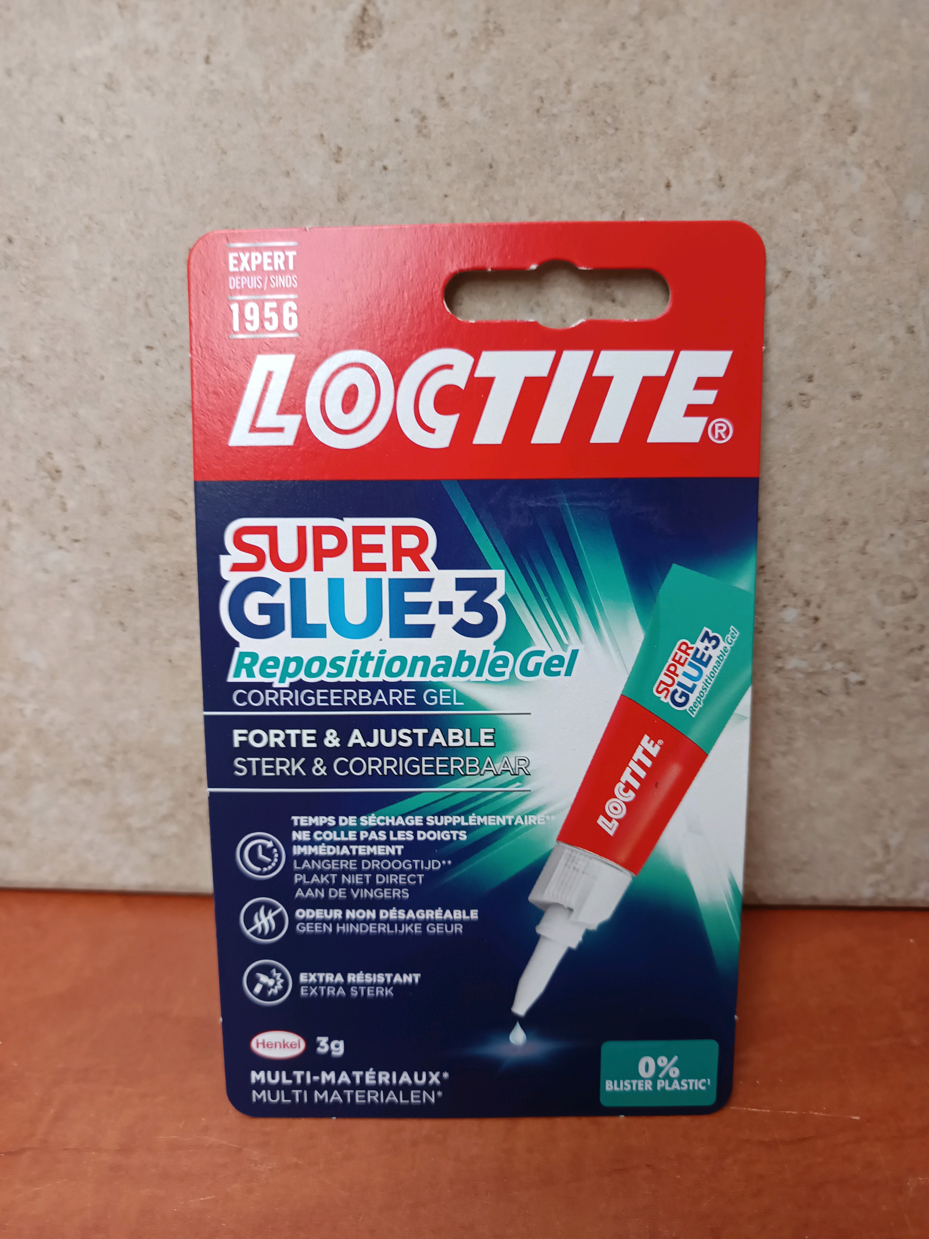 Loctite Super Glue-3 Repositionable Gel 3 g