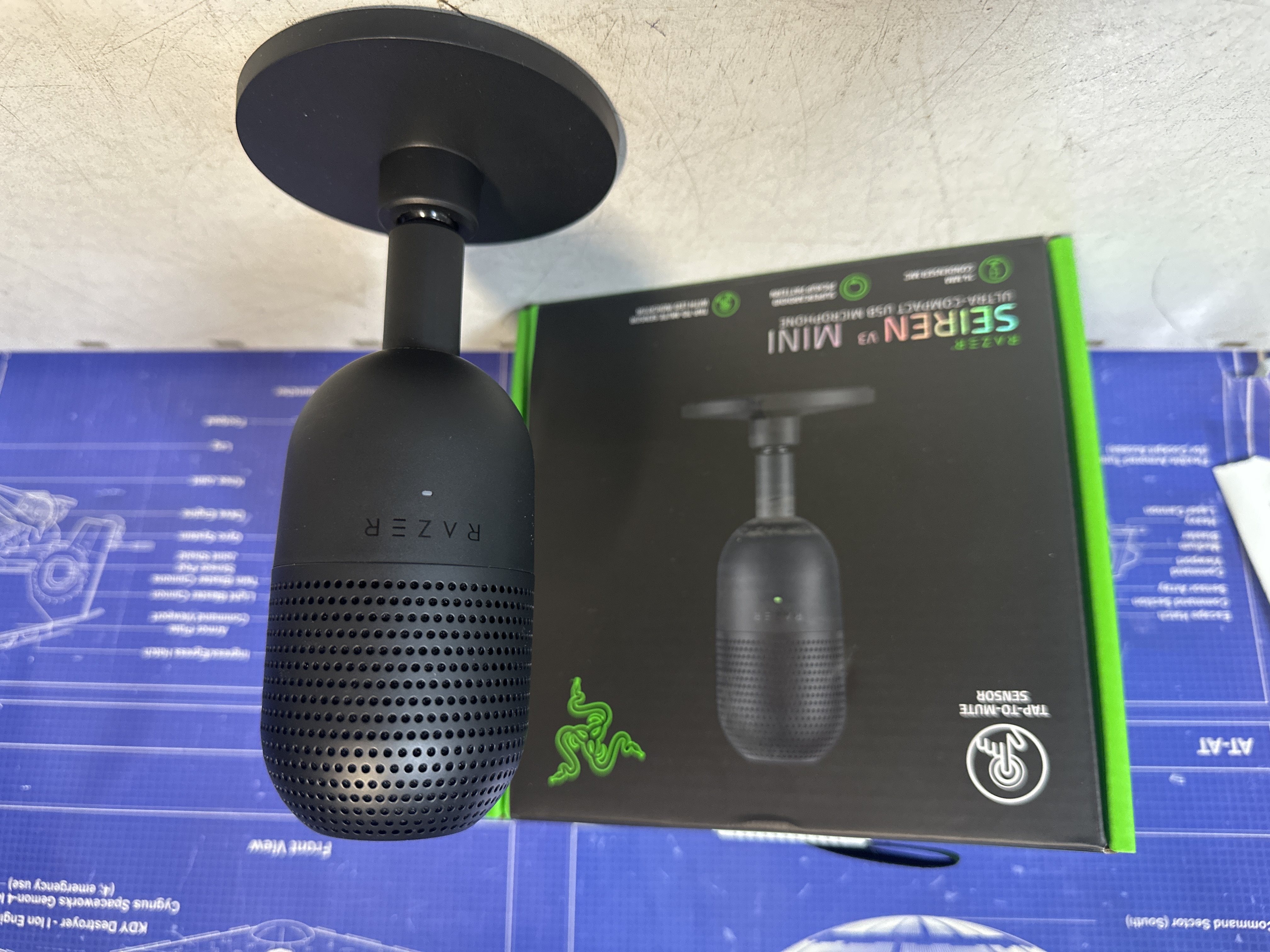 Microphone USB Razer Seiren V3 Mini noir
