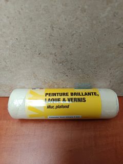 Manchon de rouleau 180 mm – Peinture brillante, laque & vernis, mur/plafond, polyester tissé velours 4 mm
