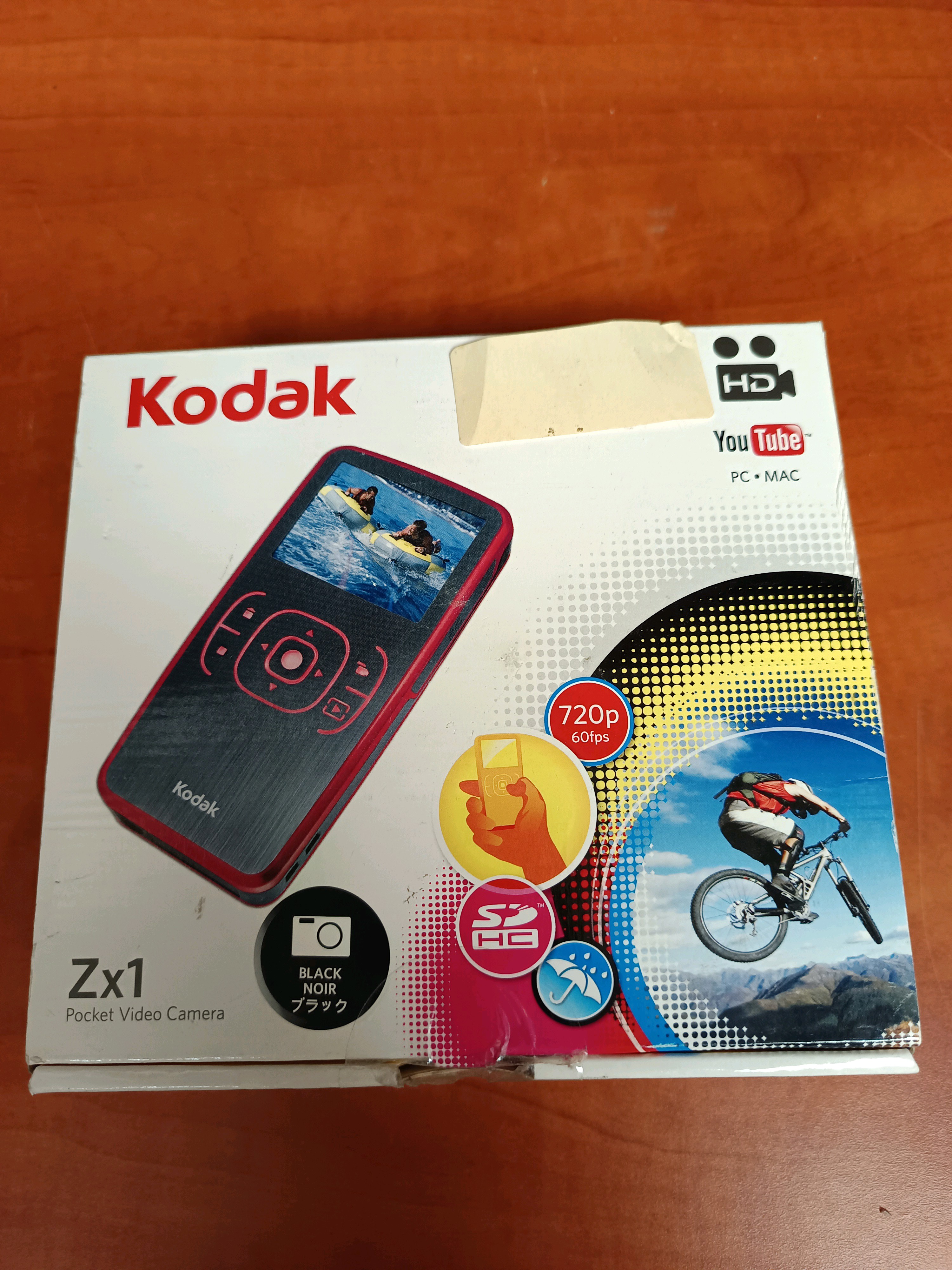 Caméra vidéo de poche Kodak Zx1 (720p HD)