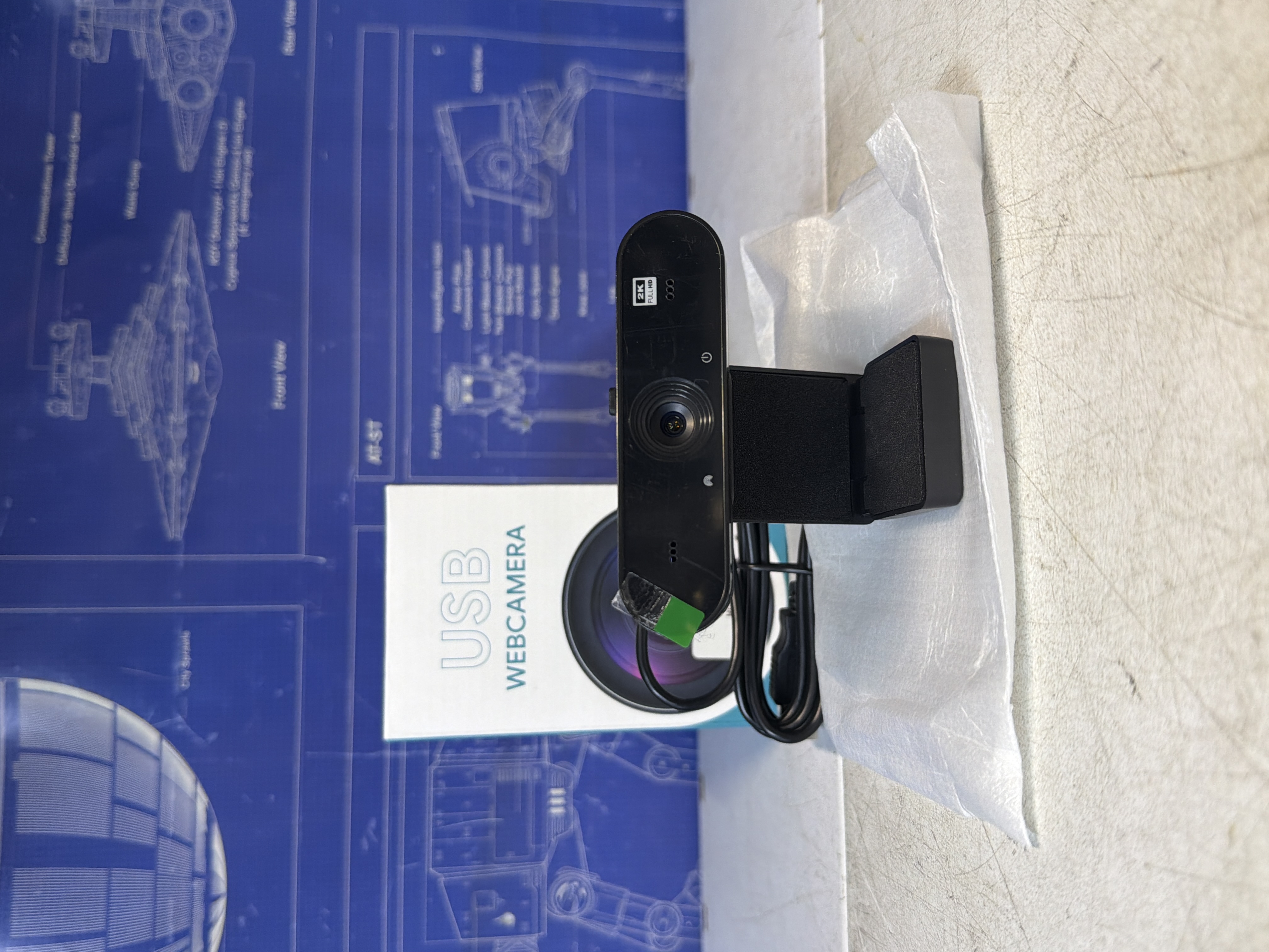 Webcam USB 2K avec support