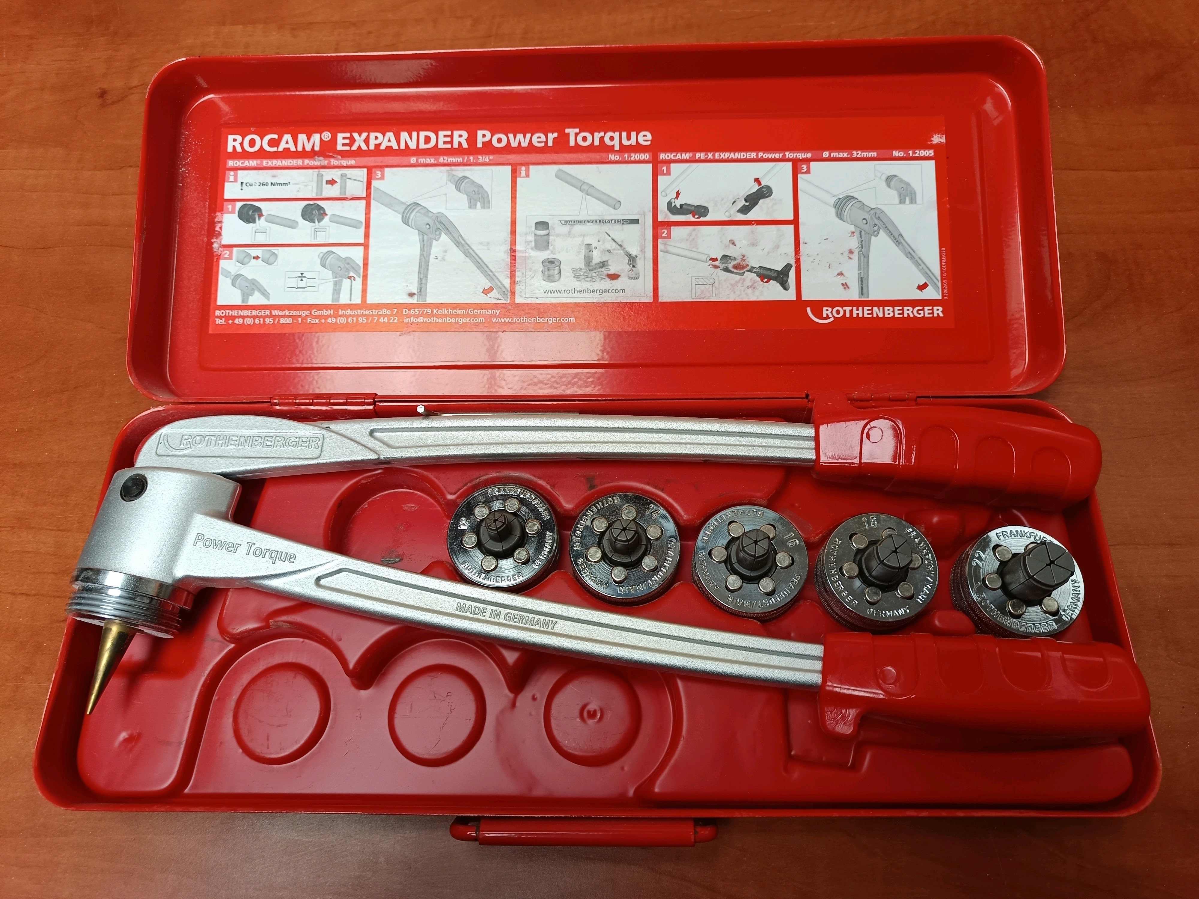 Rothenberger ROCAM Expander Power Torque - coffret expandeur de tubes