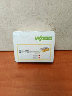 WAGO 2273-205 borne de connexion 5x 0.5–2.5 mm² Cu