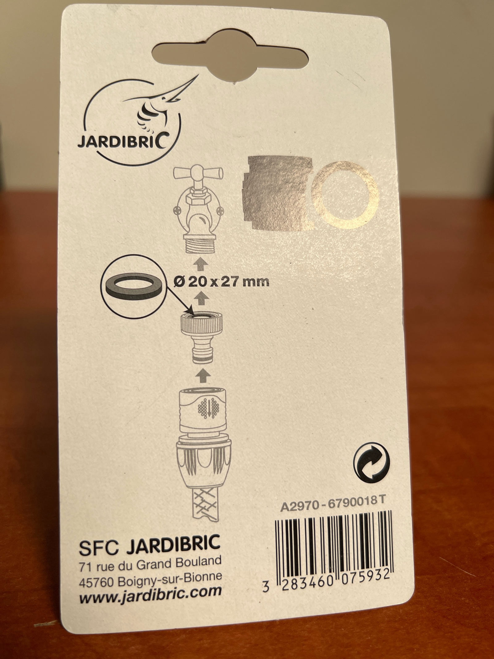 JARDIBRIC joints d’étanchéité Ø 20 x 27 mm (x12) — photo 2