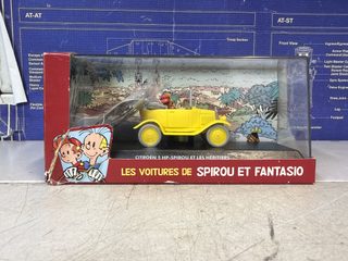 Citroën 5 HP - Spirou et les héritiers (Les voitures de Spirou et Fantasio) - modèle miniature en boîte