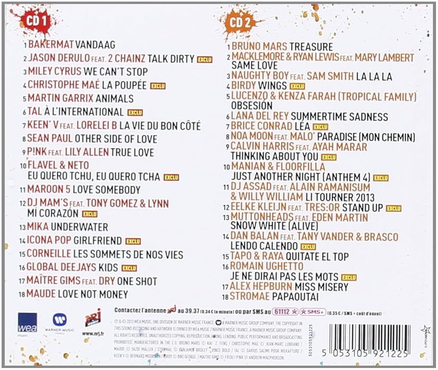 NRJ Hit Music Only 2013 Vol. 2 CD compilation