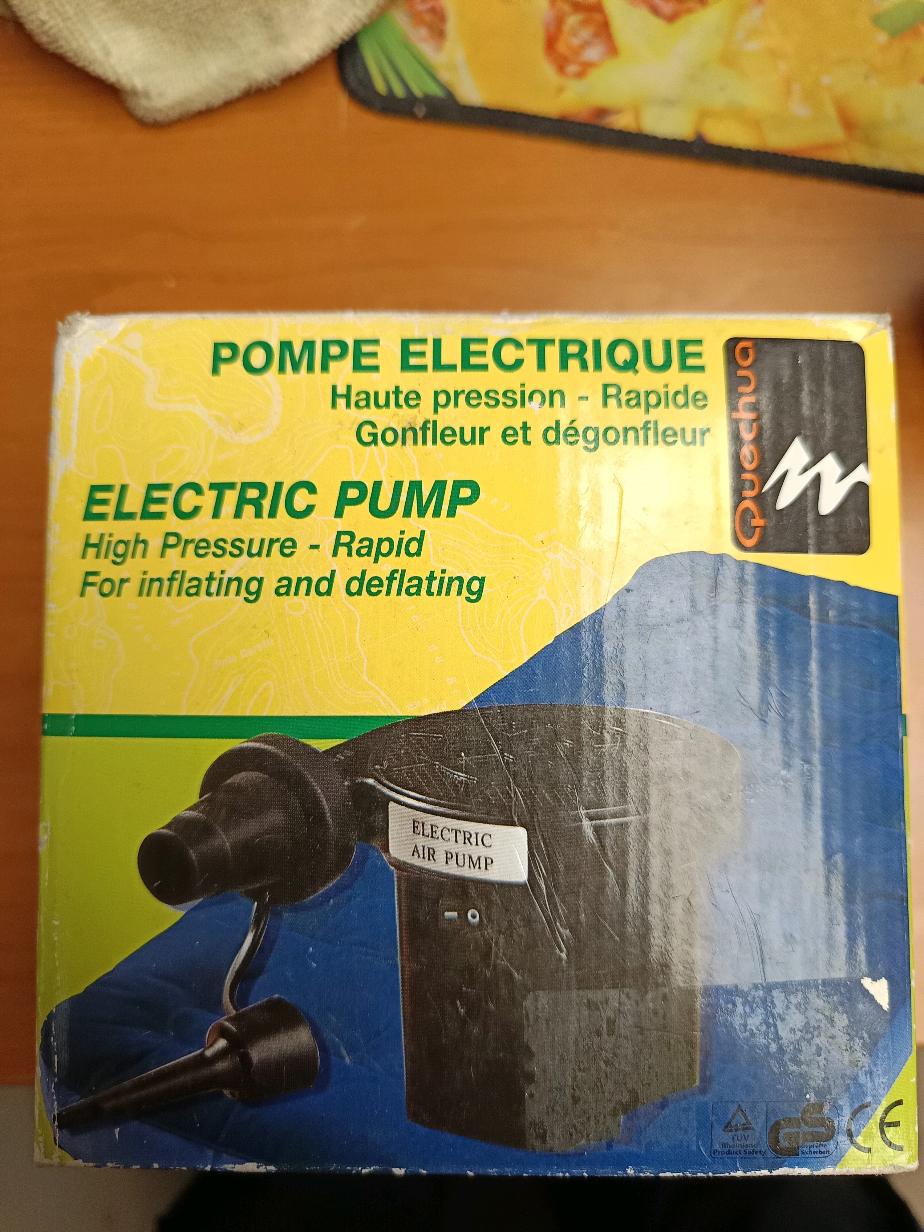 Quechua Pompe électrique haute pression – gonfleur et dégonfleur rapide