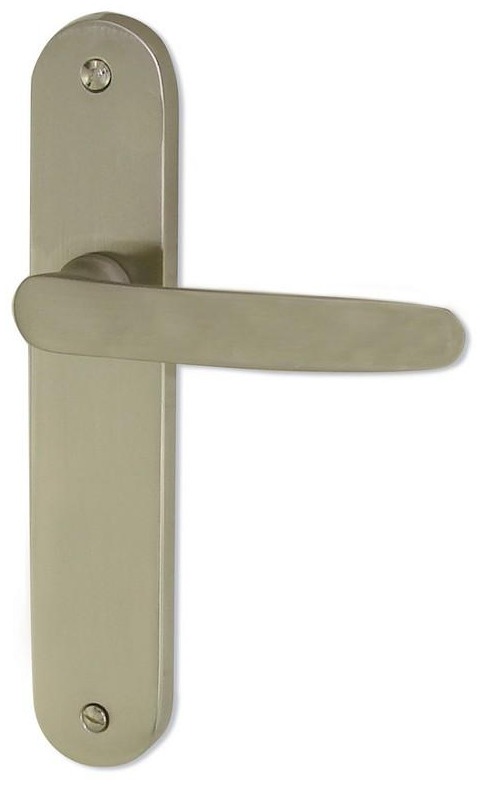 Poignées de porte DT2000 NINA nickel satiné bec de cane 165 mm