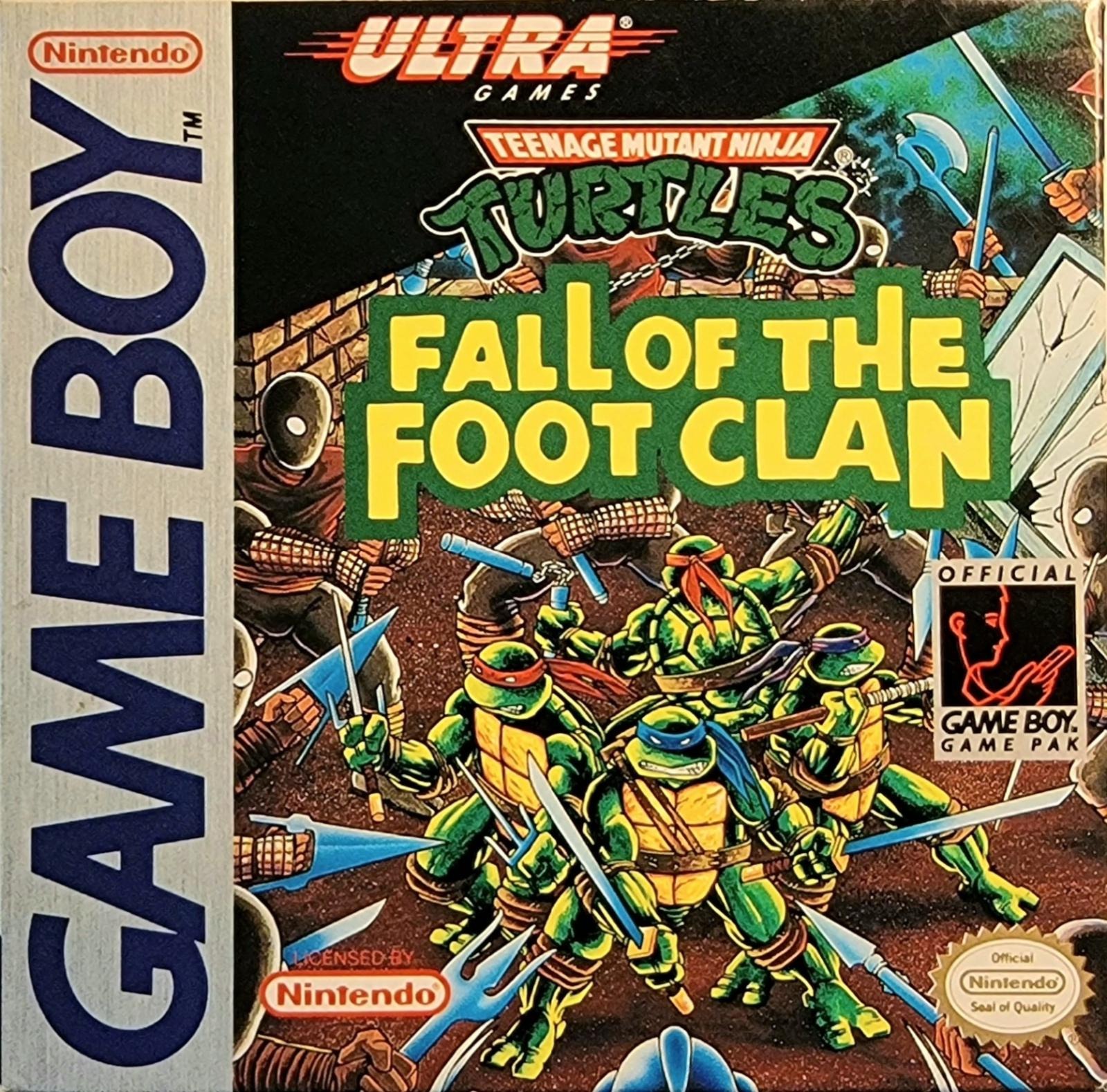 Turtles Ninja Fall Of The Foot The Clan Game Boy