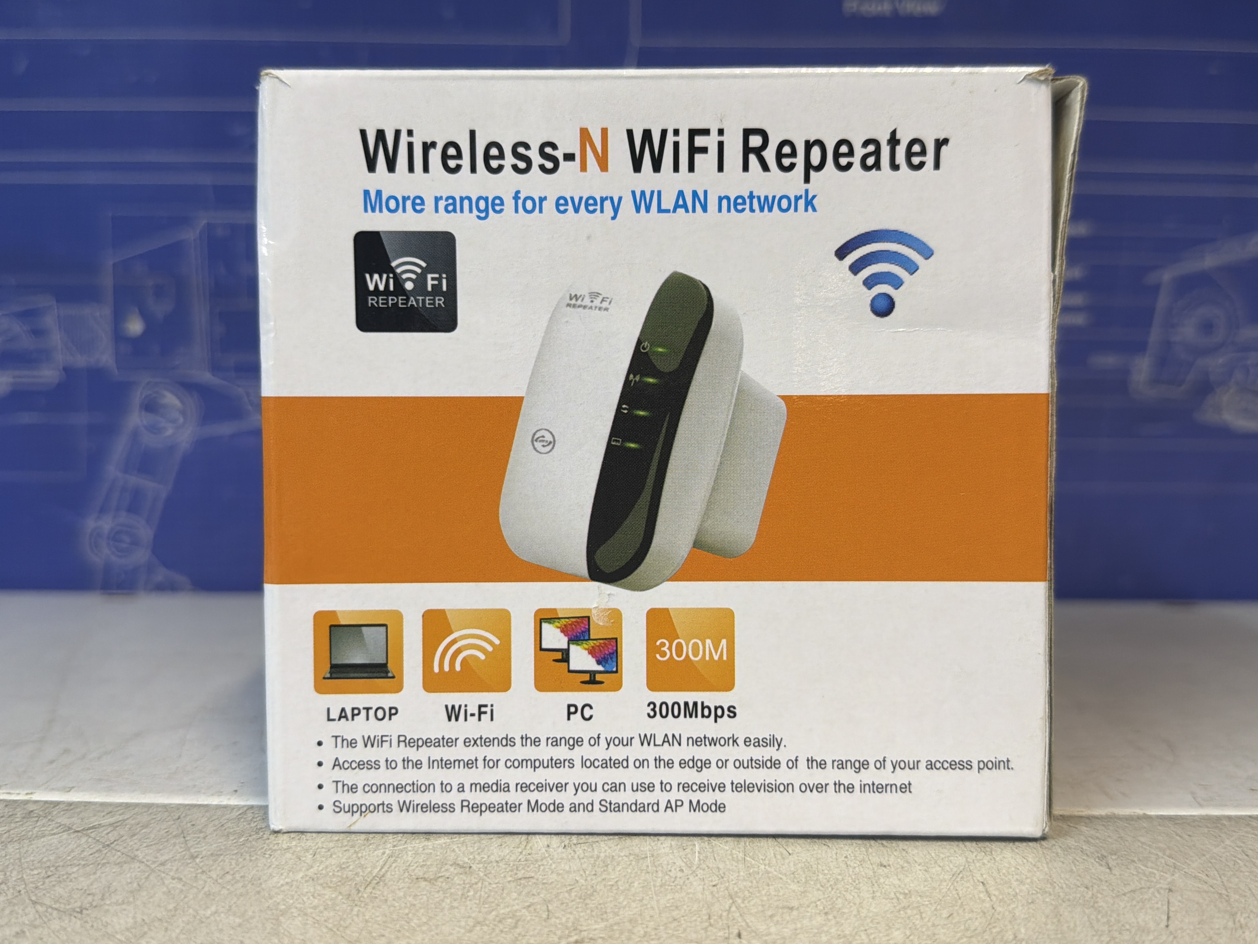 Répéteur WiFi Wireless-N 300 Mbps