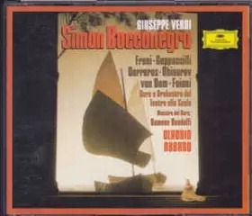 Verdi Simon Boccanegra 2 CD Deutsche Grammophon Abbado