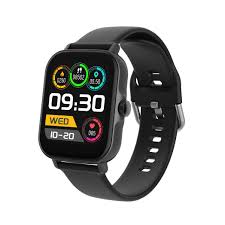 Montre connectée noire écran couleur
