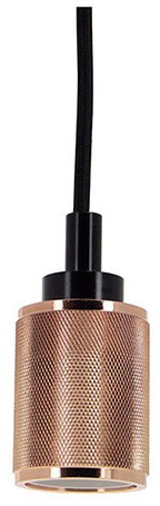 Suspension Xanlite SDV03EP E27 aluminium cuivré rosé