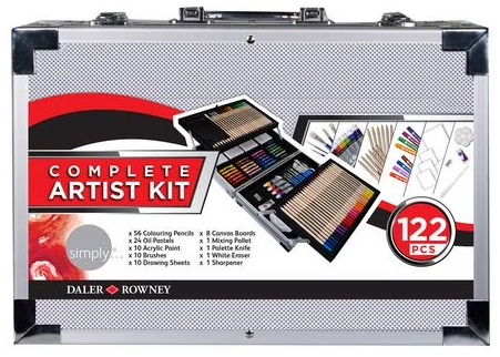 Daler-Rowney Complete Artist Kit 122 pièces