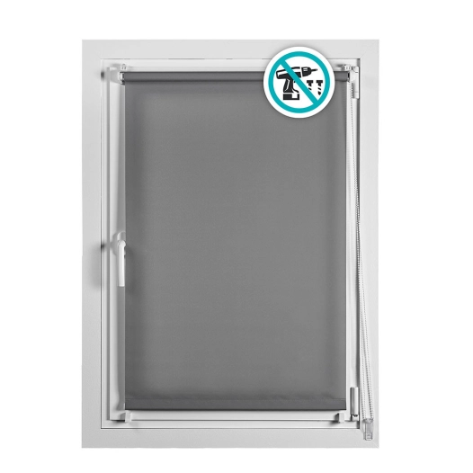 Store enrouleur Clip&Fix Stor Planet 150 x 180 cm gris