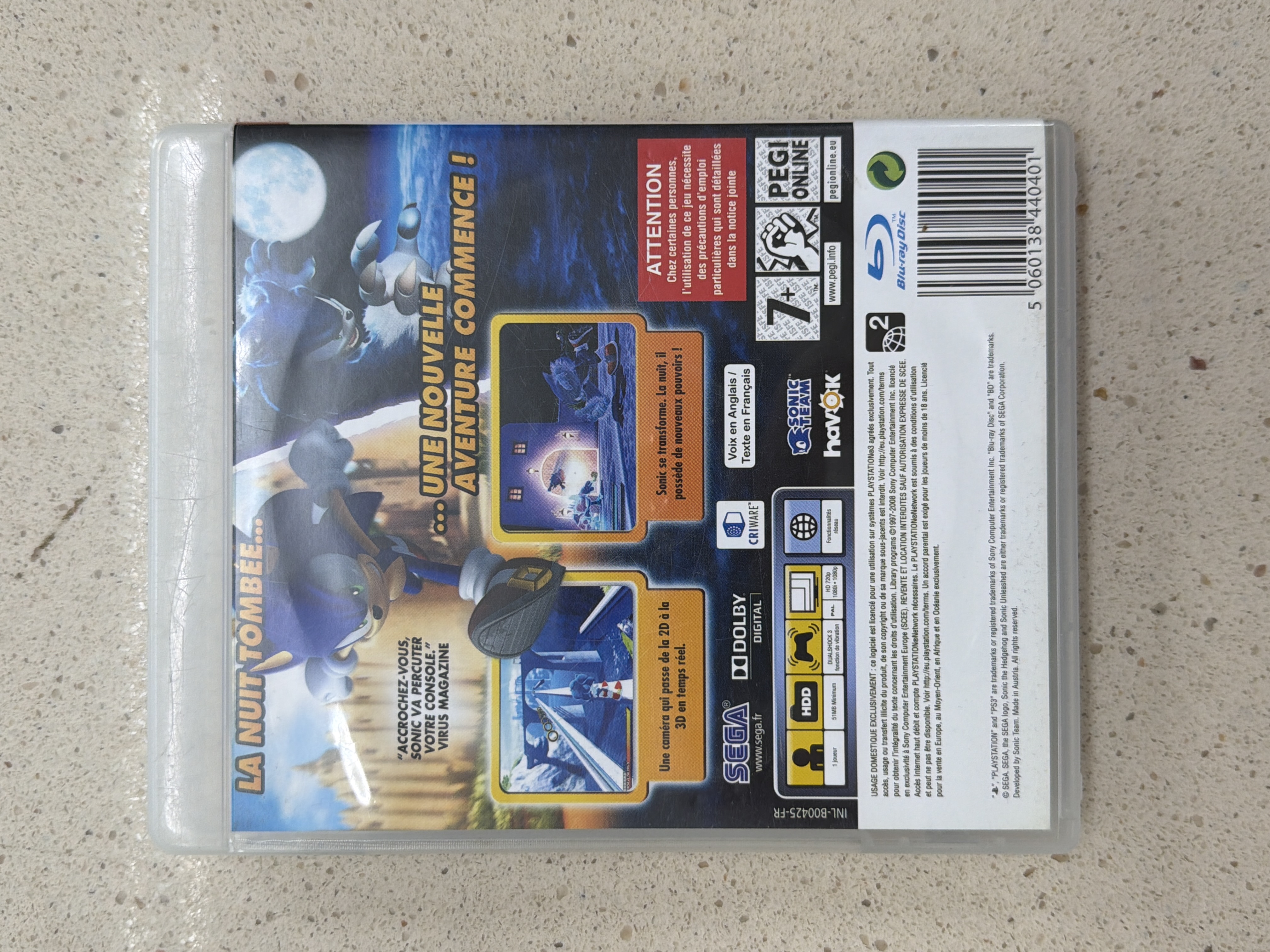 Sonic Unleashed sur PS3 — photo 2
