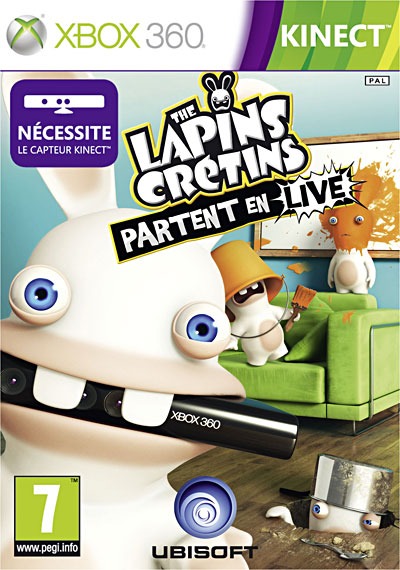 The Lapins Crétins partent en Live Xbox 360 Kinect