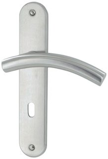 DT2000 Ensemble/Plaque TUBA Inox Mat Serrure 195