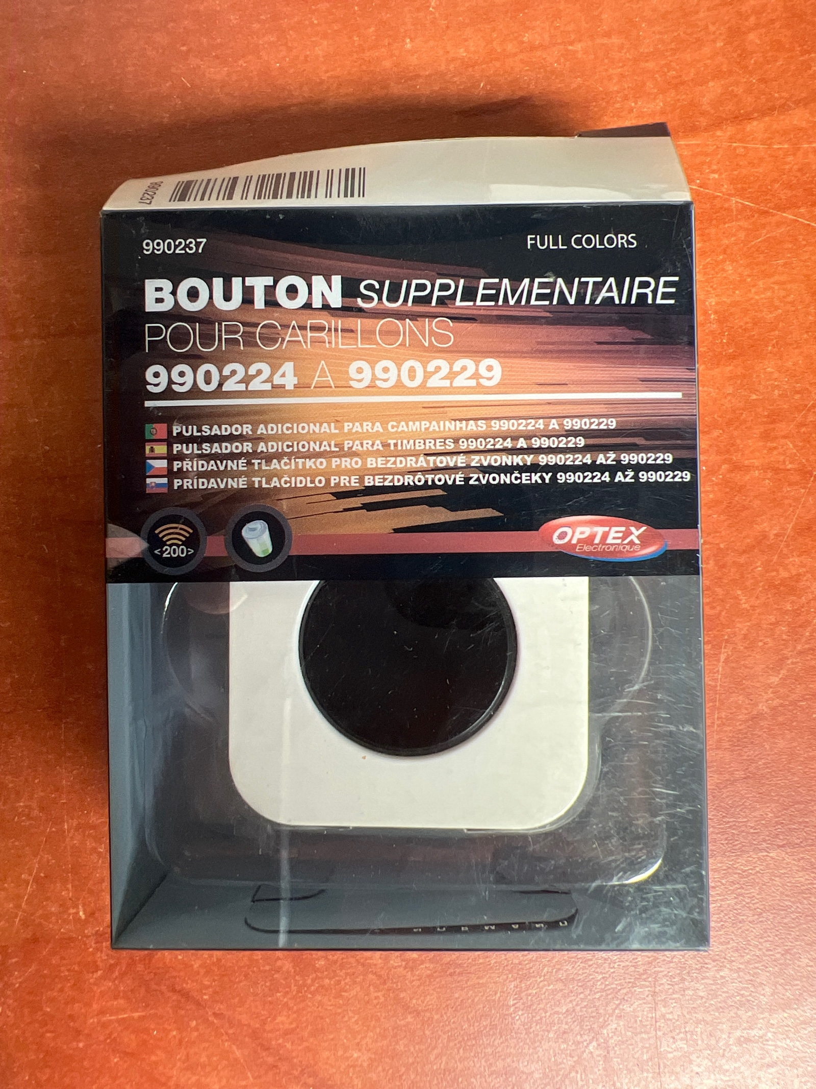 Optex Bouton supplémentaire pour carillons 990224 à 990229