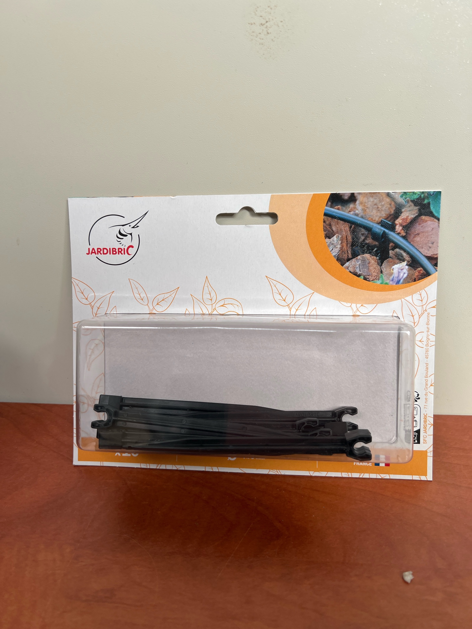 Jardibric clips de fixation pour tuyau 4-6 mm (x10)