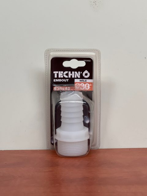 TECHN'O Embout mâle (plastique)