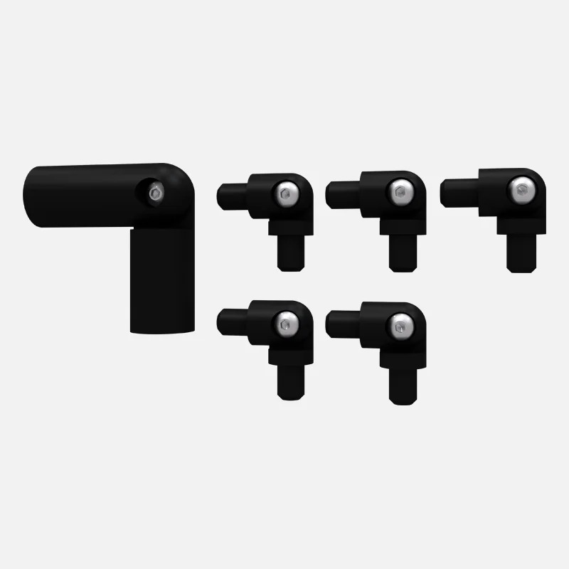 Kit angle variable Kordo Prestio noir RAL9005
