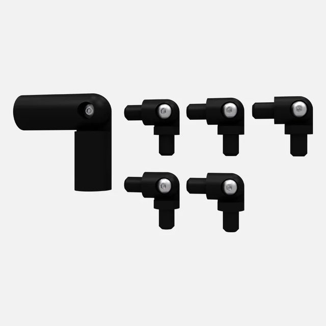 Kit angle variable Kordo Prestio noir RAL9005