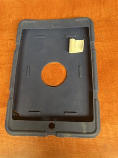 Coque de protection antichoc pour tablette bleue