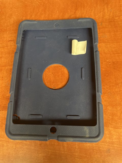 Coque de protection antichoc pour tablette bleue
