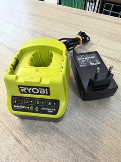 Chargeur rapide Ryobi One+ 18V RC18-120 lithium