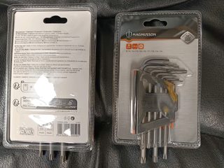 Magnusson Jeu de clés Torx en L 9 pièces (T9, T10, T15, T20, T25, T27, T30, T40, T45)