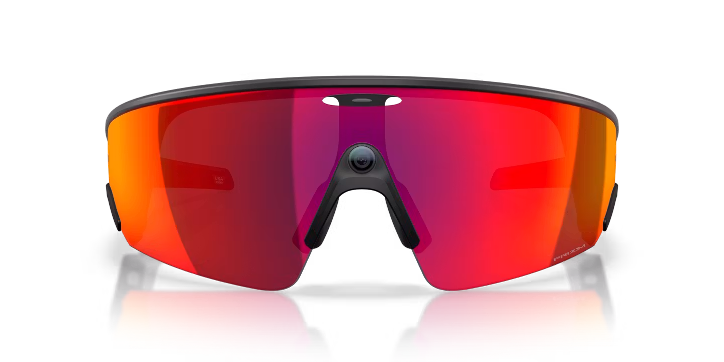 Lunettes connectées Meta Oakley Vanguard noires Prizm Road