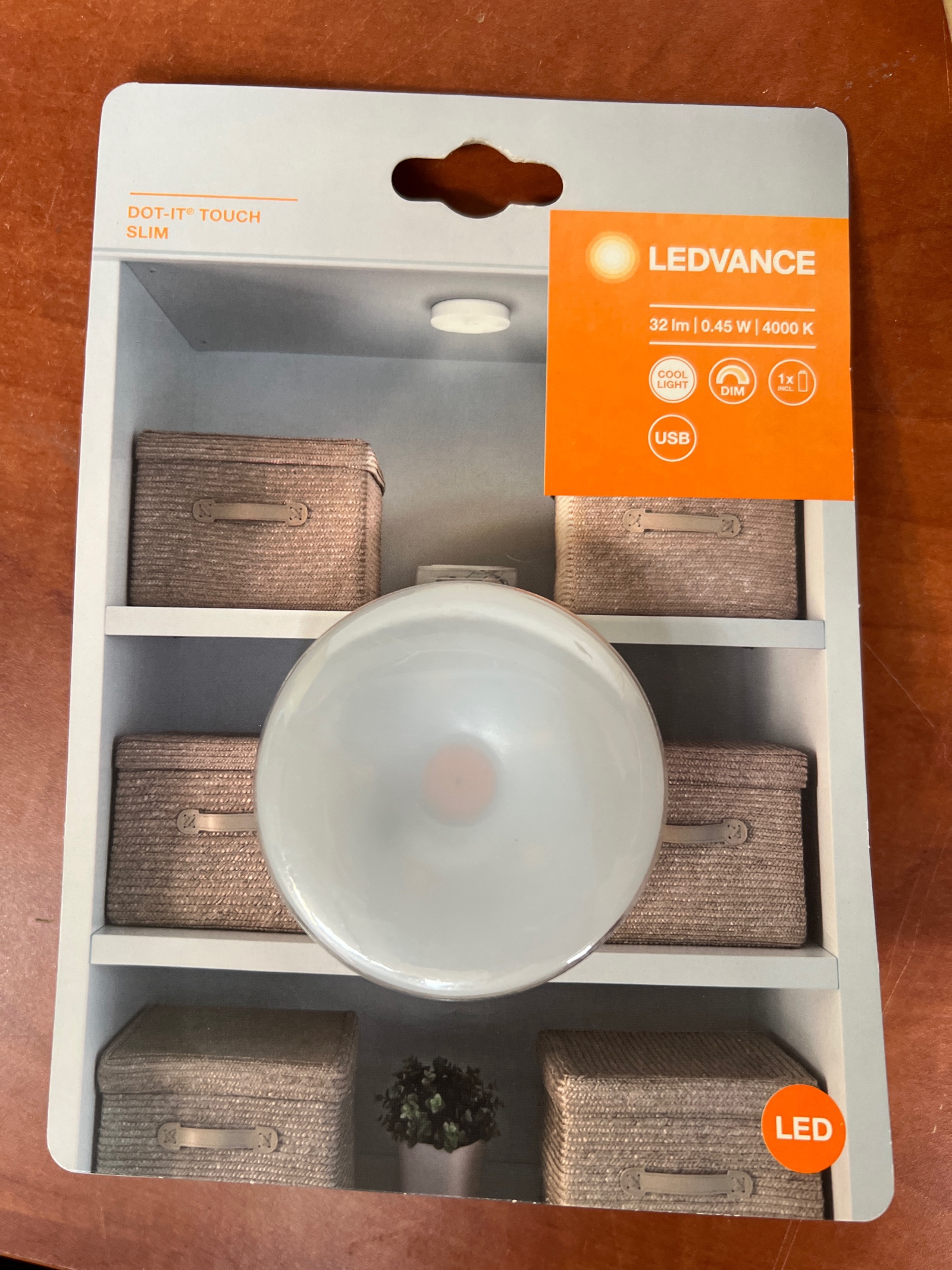 LEDVANCE DOT-IT TOUCH SLIM - lampe LED USB 4000 K