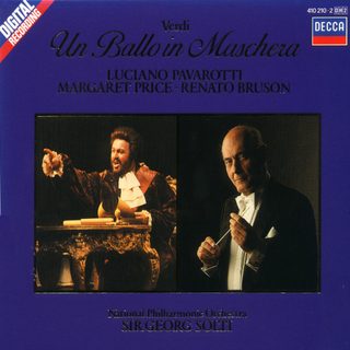 Un ballo in maschera Verdi 2 CD Decca Pavarotti Solti