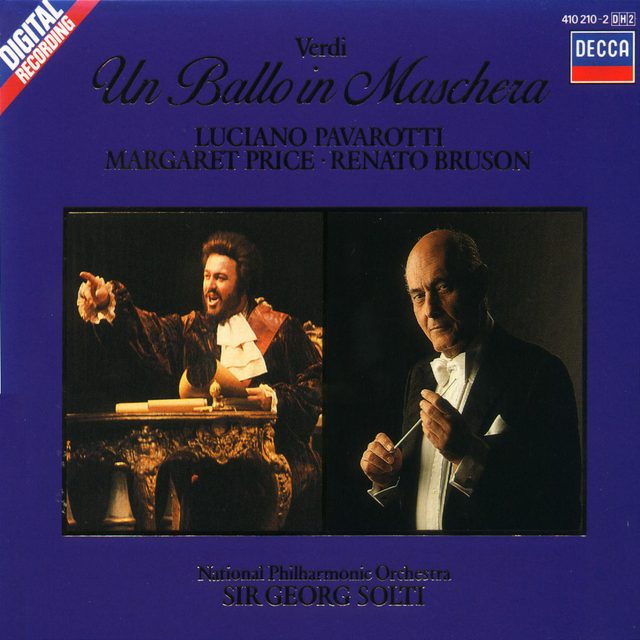 Un ballo in maschera Verdi 2 CD Decca Pavarotti Solti