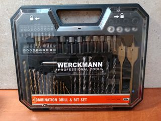 WERCKMANN Professional Tools Combination Drill & Bit Set – coffret 65 pièces
