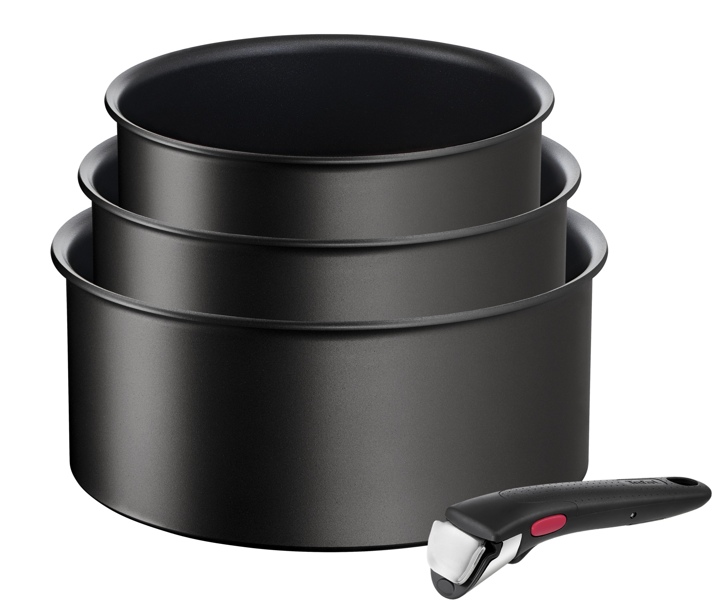 Tefal Ingenio Eco Resist set 3 casseroles 16/18/20 cm + poignée amovible
