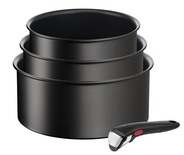 Tefal Ingenio Eco Resist set 3 casseroles 16/18/20 cm + poignée amovible